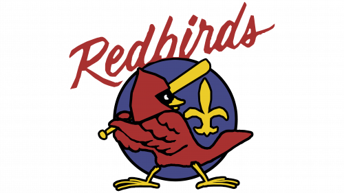 Logo de Louisville Redbirds en 1982
