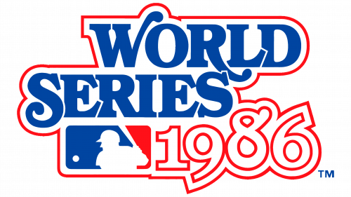 Logo de MLB World Series en 1986