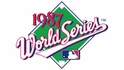 Logo de MLB World Series en 1987