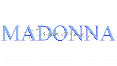 Logo de Madonna (True Blue) en 1986