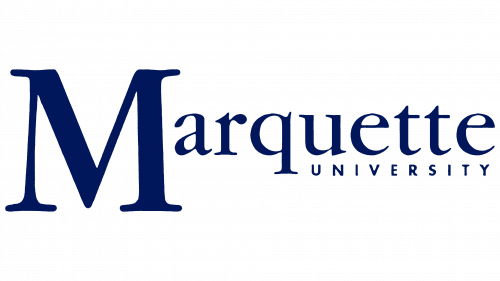 Logo de Marquette University en 2001
