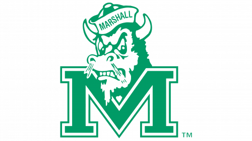 Logo de Marshall Thundering Herd en 1970