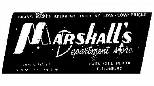 Logo de Marshalls Inc en 1956