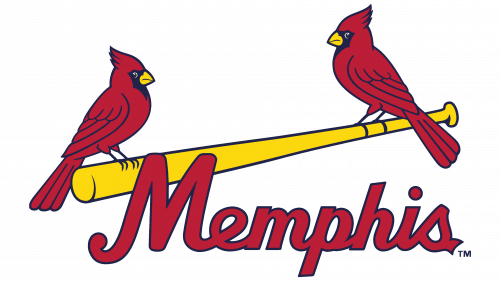 Logo de Memphis Redbirds en 2015