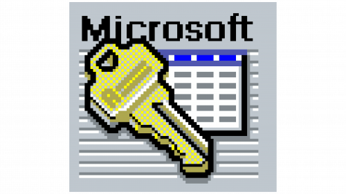 Logo de Microsoft Access en 1992