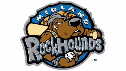 Logo de Midland RockHounds en 1999