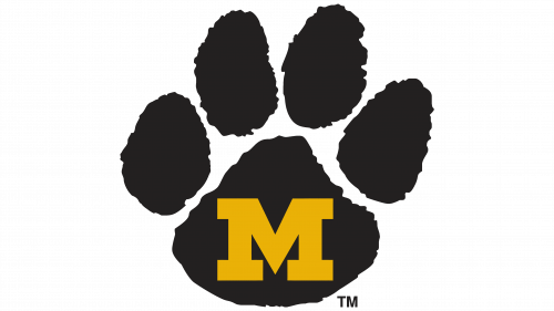 Logo de Missouri Tigers en 1995