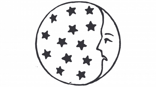 Logo de Moon and Star en 1875