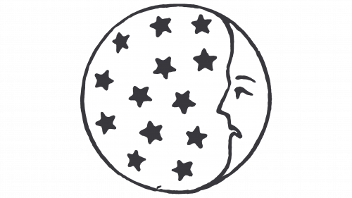 Logo de Moon and Star en 1875