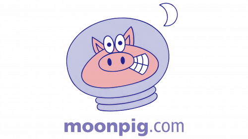 Logo de Moonpig en 2000
