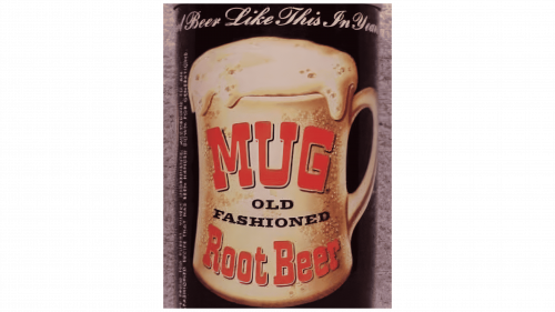 Logo de Mug Root Beer en 1974