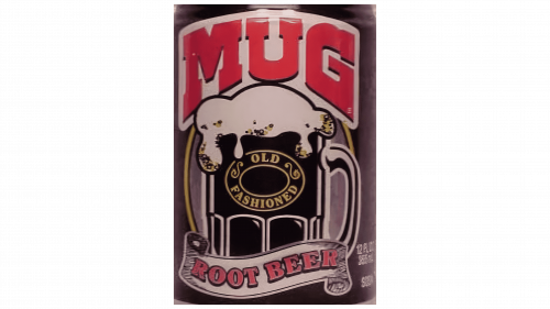 Logo de Mug Root Beer en 1991