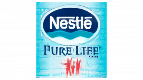 Logo de Nestle Pure Life en 2005