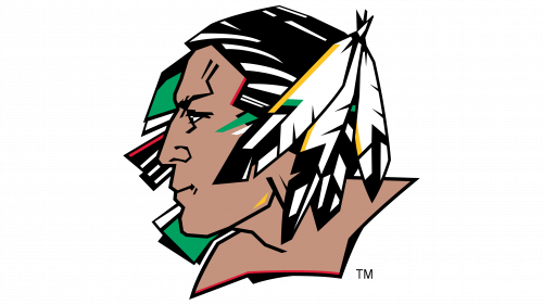 Logo de North Dakota Fighting Hawks en 2007