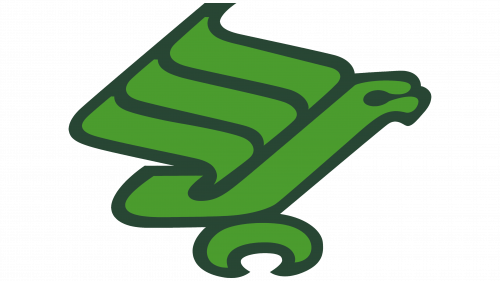 Logo de North Texas Mean Green en 1973