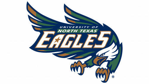 Logo de North Texas Mean Green en 1995