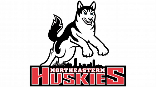 Logo de Northeastern Huskies en 2001