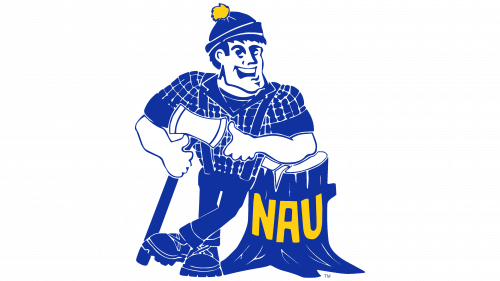 Logo de Northern Arizona Lumberjacks en 1987