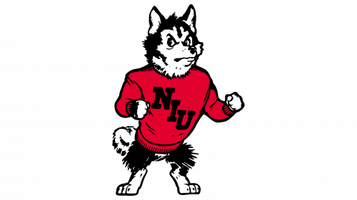 Logo de Northern Illinois Huskies en 1968