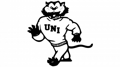 Logo de Northern Iowa Panthers en 1976