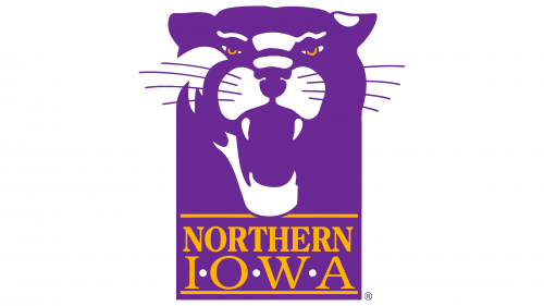 Logo de Northern Iowa Panthers en 1986