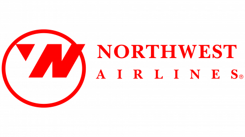 Logo de Northwest Airlines en 1989