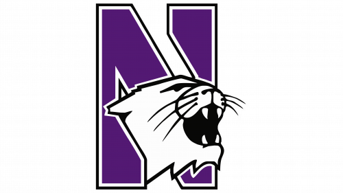 Logo de Northwestern Wildcats en 1981