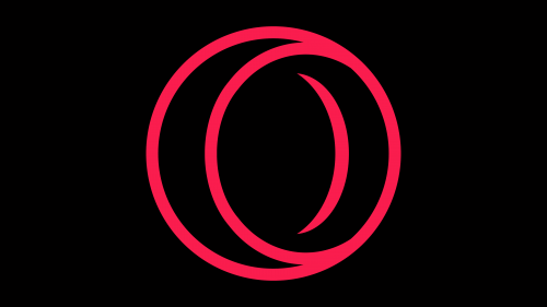 Logo de Opera GX sur fond noir