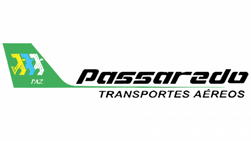Logo de Passaredo Linhas Aereas en 1995