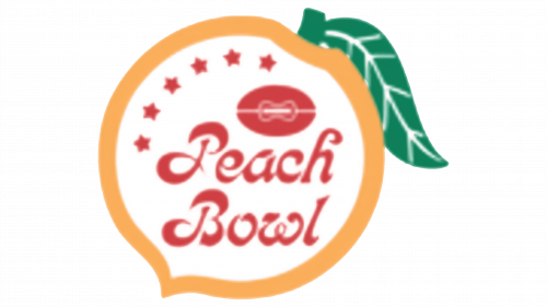 Logo de Peach Bowl en 1968