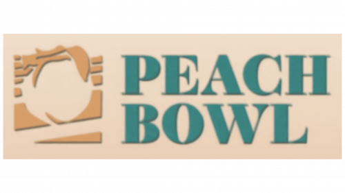 Logo de Peach Bowl en 1989