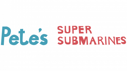 Logo de Pete's Super Submarines en 1965