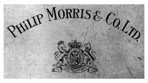 Logo de Philip Morris & Co. Ltd.,Inc. en 1885