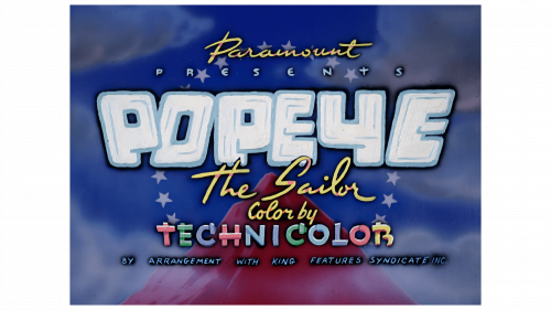 Logo de Popeye the Sailor (époque Famous Studios) en 1948