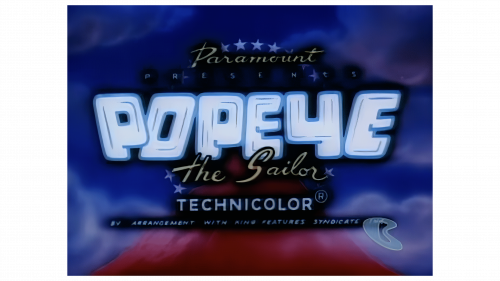 Logo de Popeye the Sailor (époque Famous Studios) en 1956