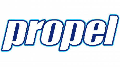 Logo de Propel Water en 2000