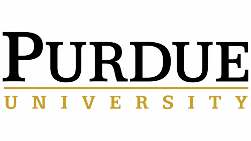 Logo de Purdue University en 2004