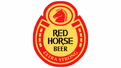Logo de Red Horse Extra Strong en 1992