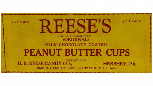 Logo de Reese's Peanut Butter Cups en 1929