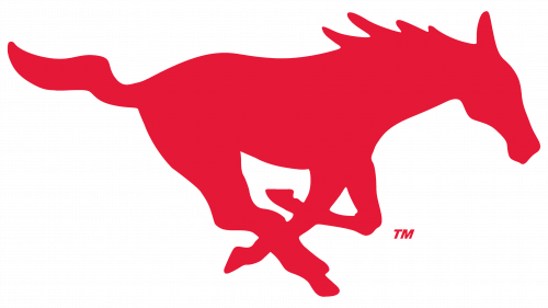 Logo de SMU Mustangs en 1968