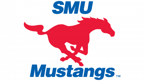 Logo de SMU Mustangs en 1982