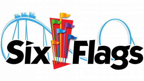 Logo de Six Flags en 2019