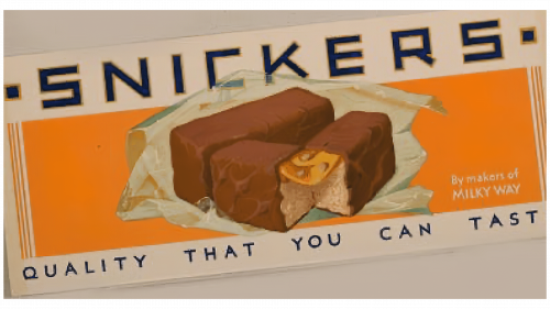 Logo de Snickers en 1930