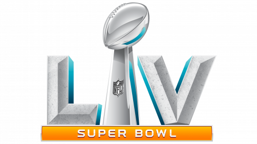 Logo de Super Bowl LV en 2021