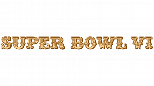 Logo de Super Bowl VI en 1972