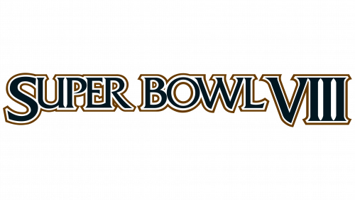 Logo de Super Bowl VIII en 1974