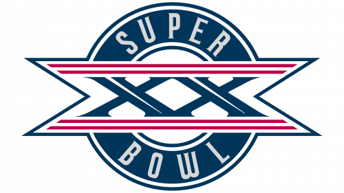 Logo de Super Bowl XX en 1986