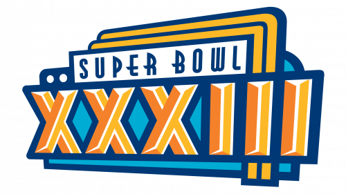 Logo de Super Bowl XXXIII en 1999