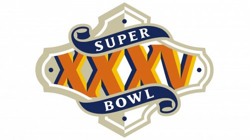 Logo de Super Bowl XXXV en 2001