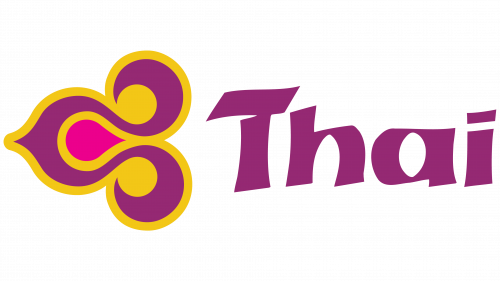 Logo de Thai Airways International en 1975